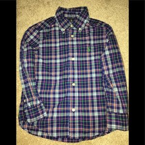Boys Polo long sleeve button down shirt